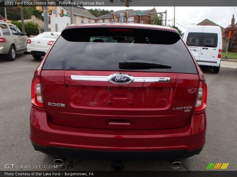 Ruby Red / Charcoal Black 2013 Ford Edge Limited AWD
