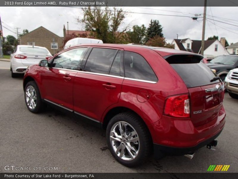 Ruby Red / Charcoal Black 2013 Ford Edge Limited AWD