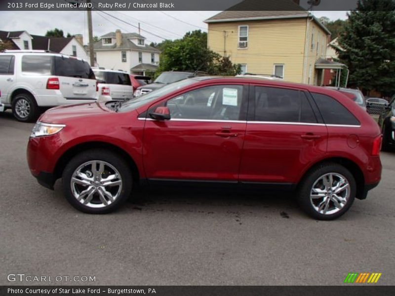 Ruby Red / Charcoal Black 2013 Ford Edge Limited AWD