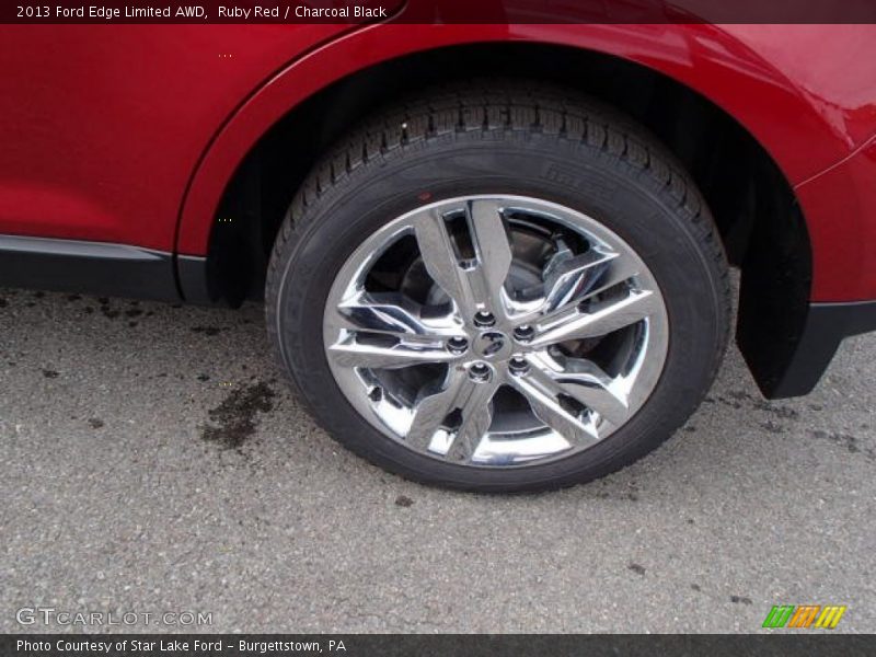 Ruby Red / Charcoal Black 2013 Ford Edge Limited AWD
