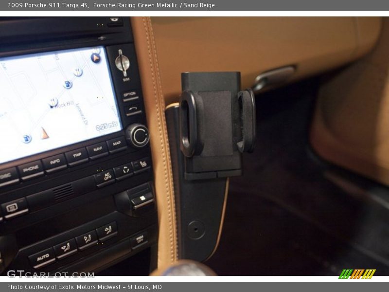 Porsche Racing Green Metallic / Sand Beige 2009 Porsche 911 Targa 4S