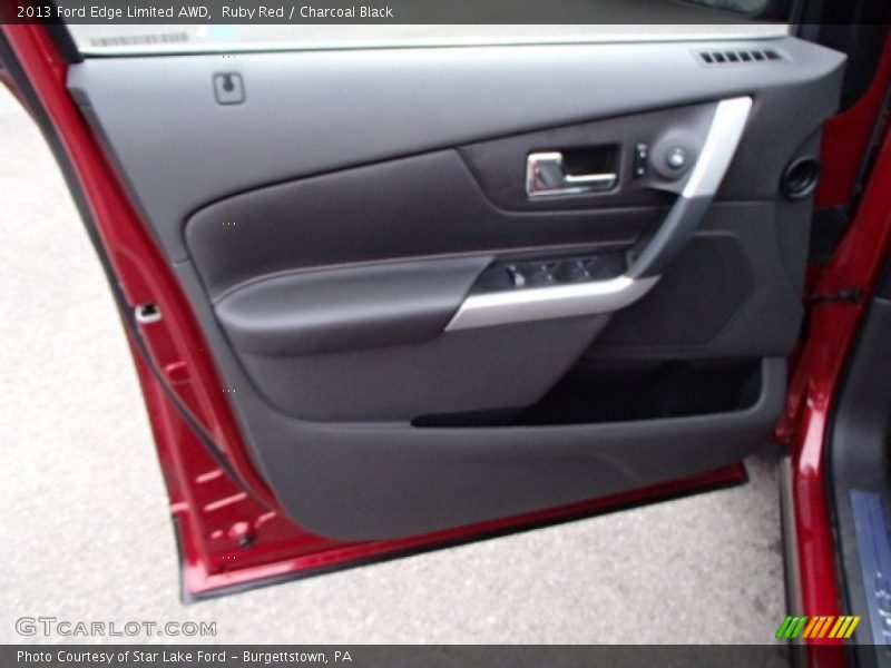 Ruby Red / Charcoal Black 2013 Ford Edge Limited AWD