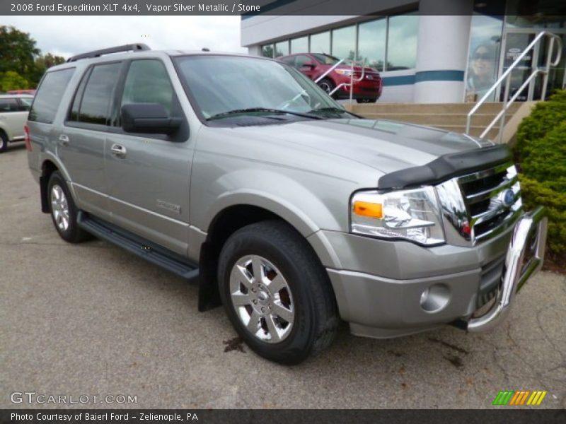 Vapor Silver Metallic / Stone 2008 Ford Expedition XLT 4x4