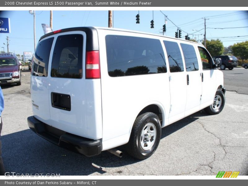 Summit White / Medium Pewter 2008 Chevrolet Express LS 1500 Passenger Van
