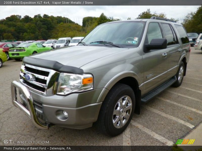 Vapor Silver Metallic / Stone 2008 Ford Expedition XLT 4x4