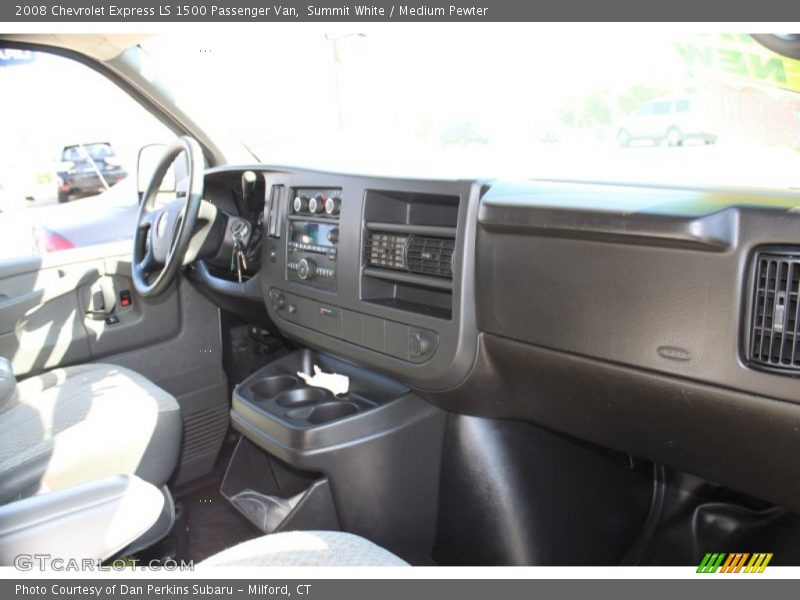 Summit White / Medium Pewter 2008 Chevrolet Express LS 1500 Passenger Van