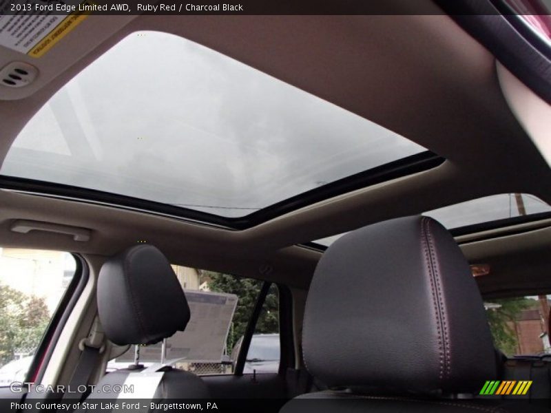 Ruby Red / Charcoal Black 2013 Ford Edge Limited AWD
