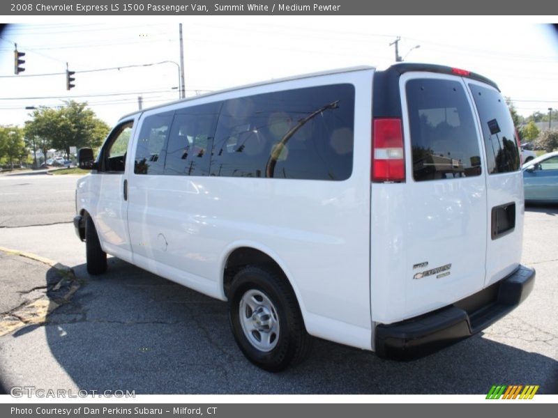 Summit White / Medium Pewter 2008 Chevrolet Express LS 1500 Passenger Van