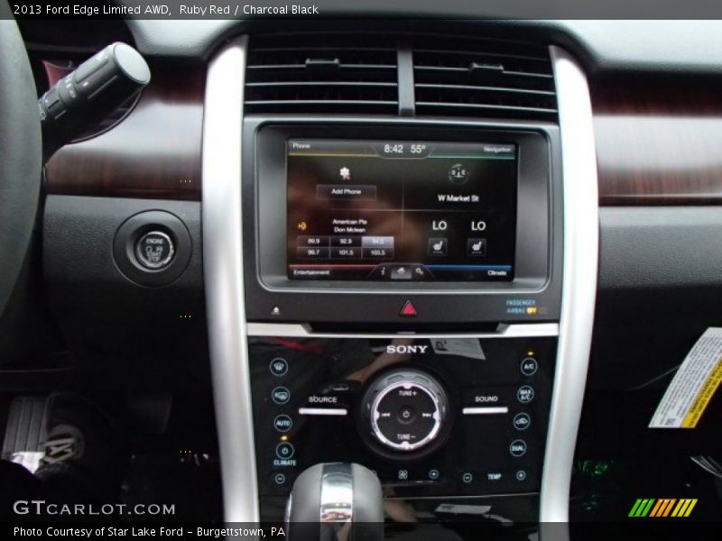 Ruby Red / Charcoal Black 2013 Ford Edge Limited AWD