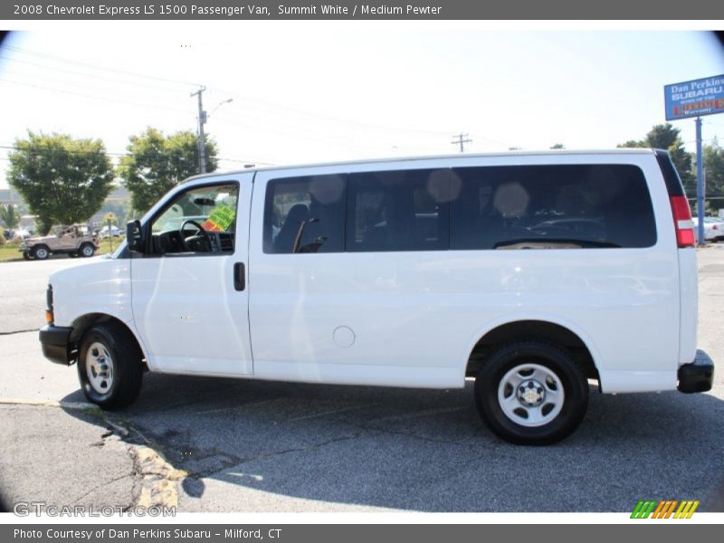Summit White / Medium Pewter 2008 Chevrolet Express LS 1500 Passenger Van