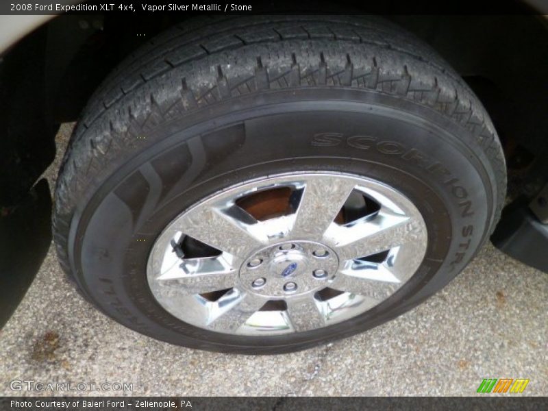 Vapor Silver Metallic / Stone 2008 Ford Expedition XLT 4x4