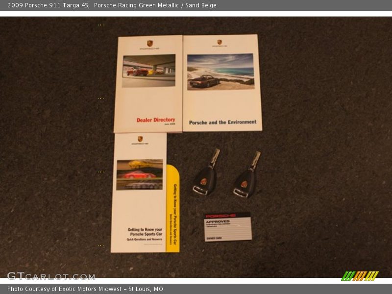 Books/Manuals of 2009 911 Targa 4S
