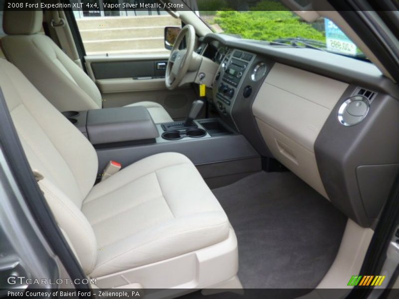 Vapor Silver Metallic / Stone 2008 Ford Expedition XLT 4x4
