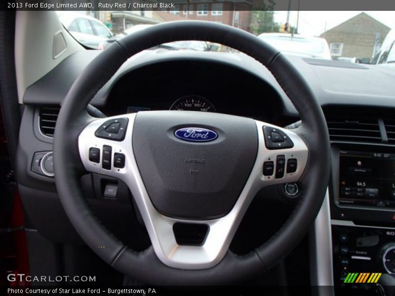 Ruby Red / Charcoal Black 2013 Ford Edge Limited AWD