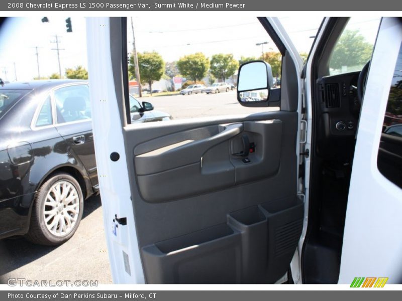 Summit White / Medium Pewter 2008 Chevrolet Express LS 1500 Passenger Van