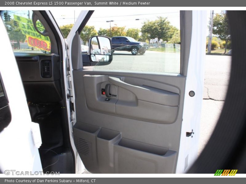Summit White / Medium Pewter 2008 Chevrolet Express LS 1500 Passenger Van