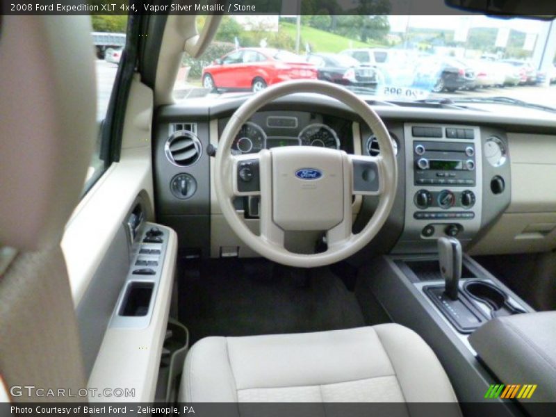 Vapor Silver Metallic / Stone 2008 Ford Expedition XLT 4x4