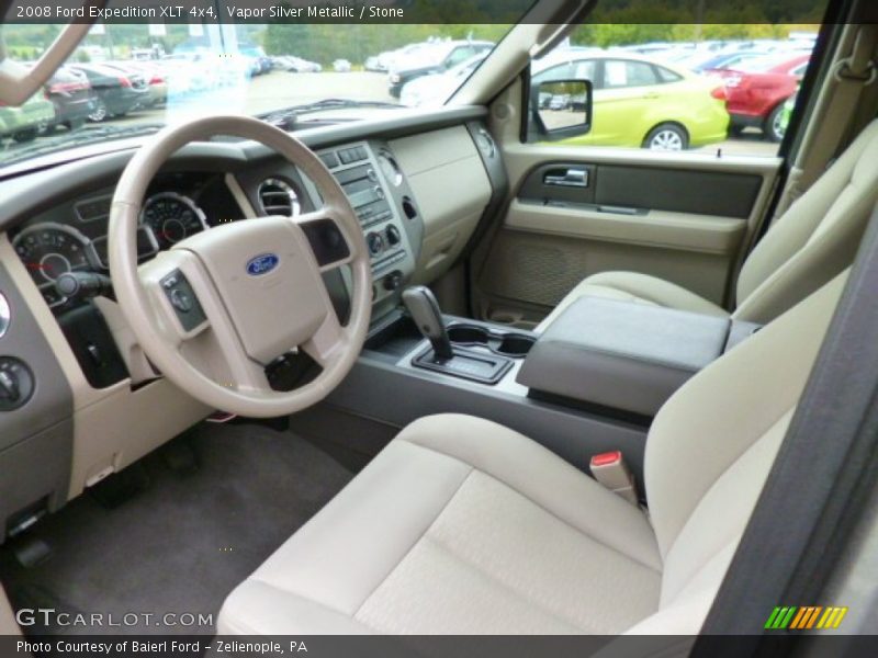 Vapor Silver Metallic / Stone 2008 Ford Expedition XLT 4x4