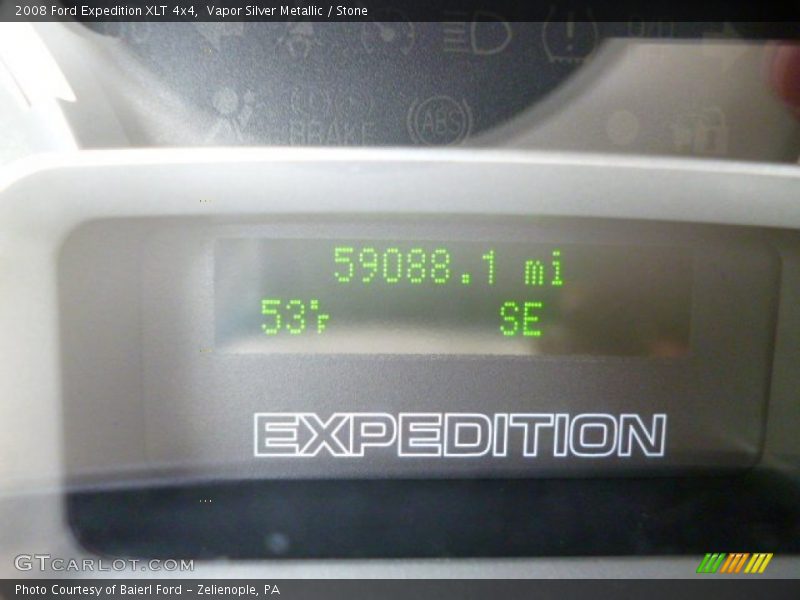Vapor Silver Metallic / Stone 2008 Ford Expedition XLT 4x4