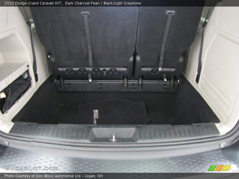 Dark Charcoal Pearl / Black/Light Graystone 2012 Dodge Grand Caravan SXT