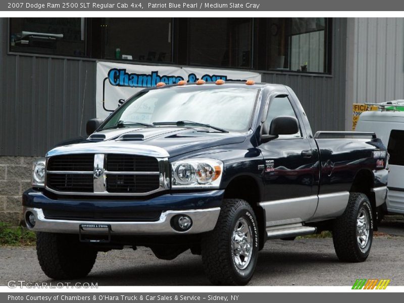 Patriot Blue Pearl / Medium Slate Gray 2007 Dodge Ram 2500 SLT Regular Cab 4x4