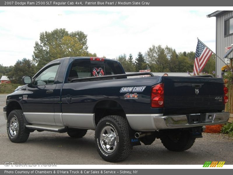 Patriot Blue Pearl / Medium Slate Gray 2007 Dodge Ram 2500 SLT Regular Cab 4x4