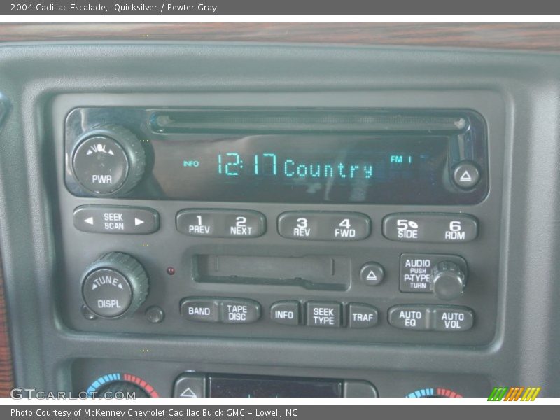 Quicksilver / Pewter Gray 2004 Cadillac Escalade