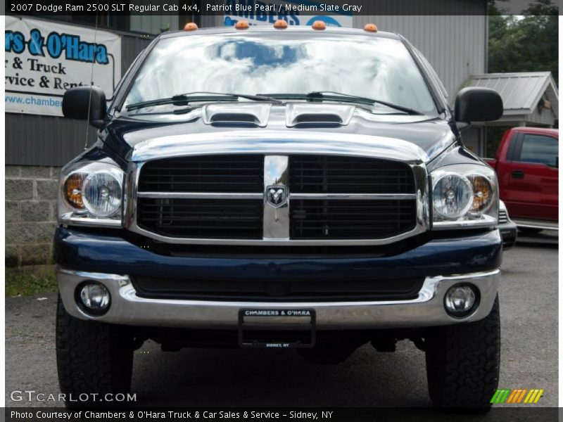 Patriot Blue Pearl / Medium Slate Gray 2007 Dodge Ram 2500 SLT Regular Cab 4x4