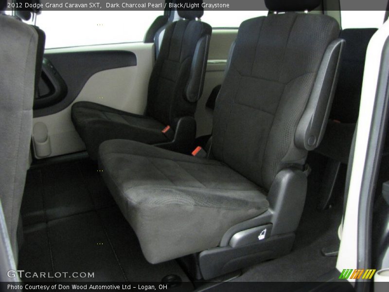 Dark Charcoal Pearl / Black/Light Graystone 2012 Dodge Grand Caravan SXT