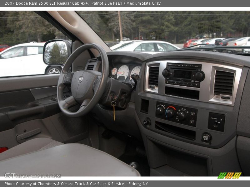 Patriot Blue Pearl / Medium Slate Gray 2007 Dodge Ram 2500 SLT Regular Cab 4x4
