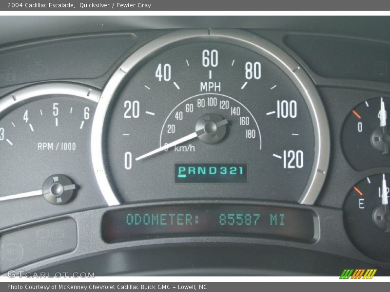 Quicksilver / Pewter Gray 2004 Cadillac Escalade