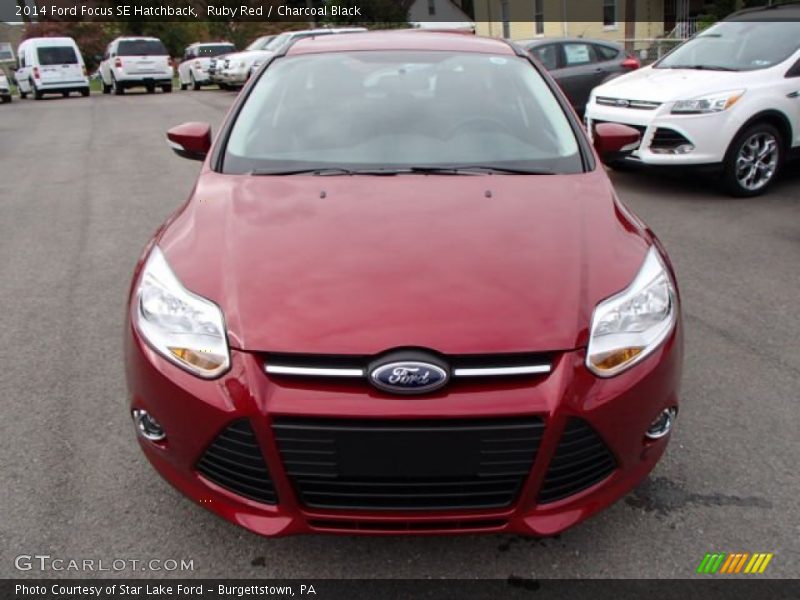 Ruby Red / Charcoal Black 2014 Ford Focus SE Hatchback