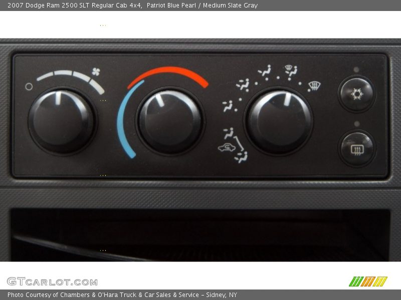 Controls of 2007 Ram 2500 SLT Regular Cab 4x4