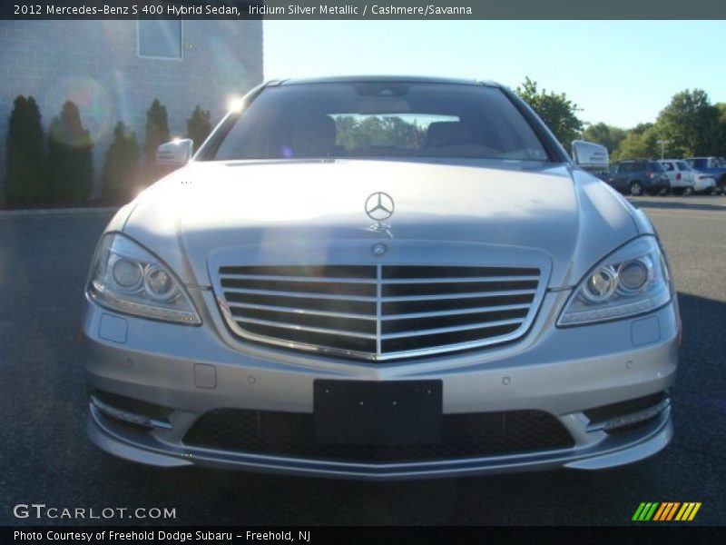 Iridium Silver Metallic / Cashmere/Savanna 2012 Mercedes-Benz S 400 Hybrid Sedan