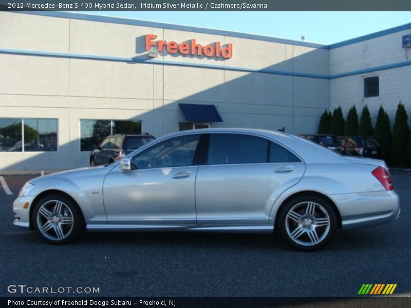 Iridium Silver Metallic / Cashmere/Savanna 2012 Mercedes-Benz S 400 Hybrid Sedan