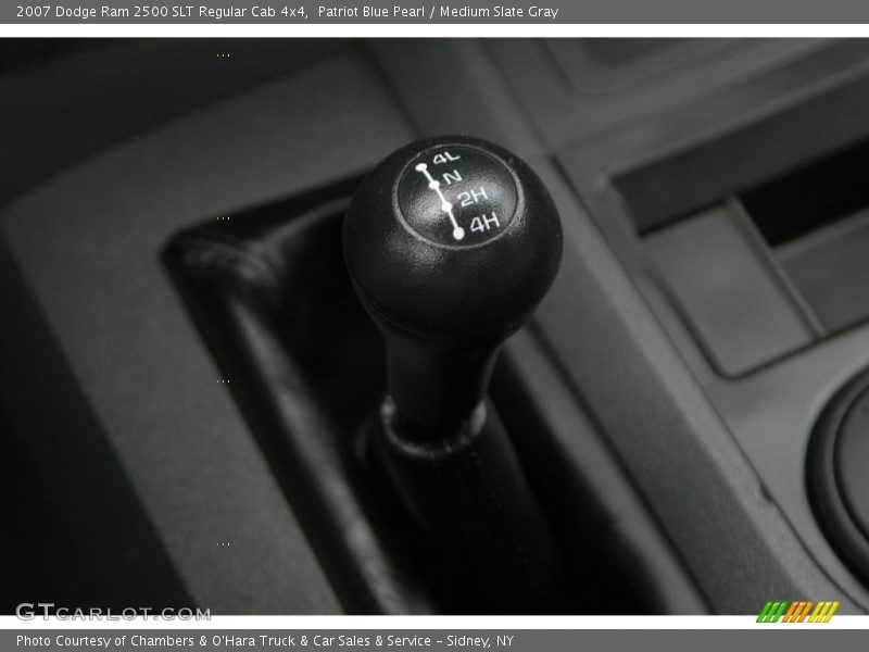 Patriot Blue Pearl / Medium Slate Gray 2007 Dodge Ram 2500 SLT Regular Cab 4x4