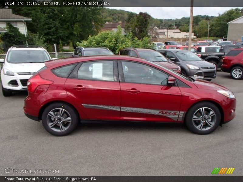 Ruby Red / Charcoal Black 2014 Ford Focus SE Hatchback