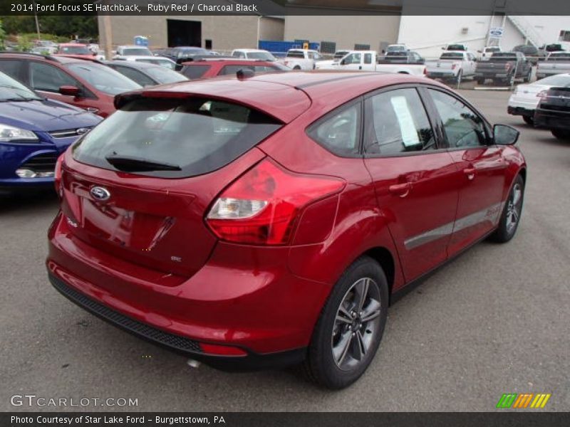 Ruby Red / Charcoal Black 2014 Ford Focus SE Hatchback
