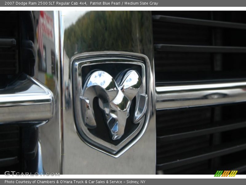 Patriot Blue Pearl / Medium Slate Gray 2007 Dodge Ram 2500 SLT Regular Cab 4x4