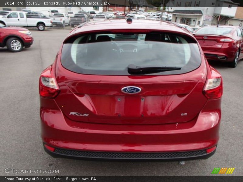 Ruby Red / Charcoal Black 2014 Ford Focus SE Hatchback