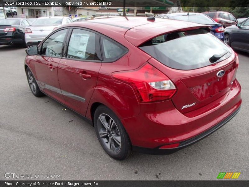 Ruby Red / Charcoal Black 2014 Ford Focus SE Hatchback