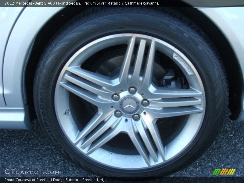 Iridium Silver Metallic / Cashmere/Savanna 2012 Mercedes-Benz S 400 Hybrid Sedan