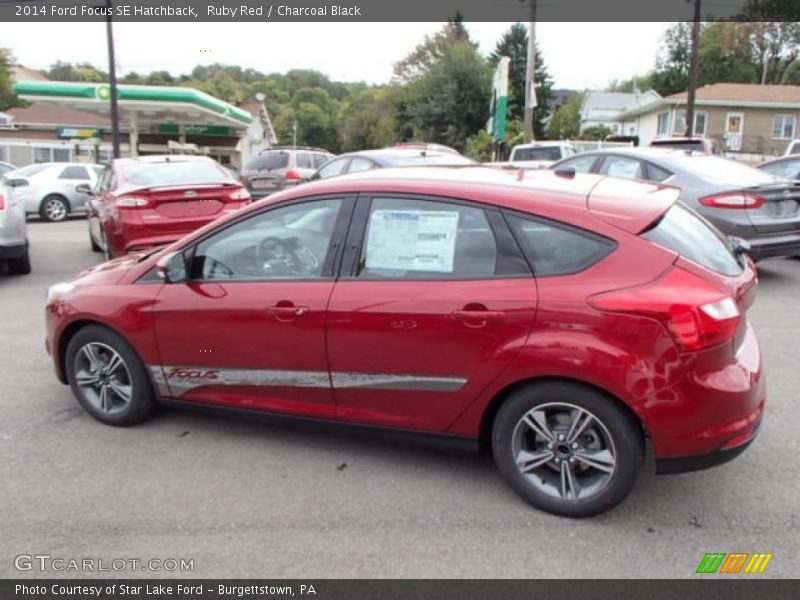 Ruby Red / Charcoal Black 2014 Ford Focus SE Hatchback