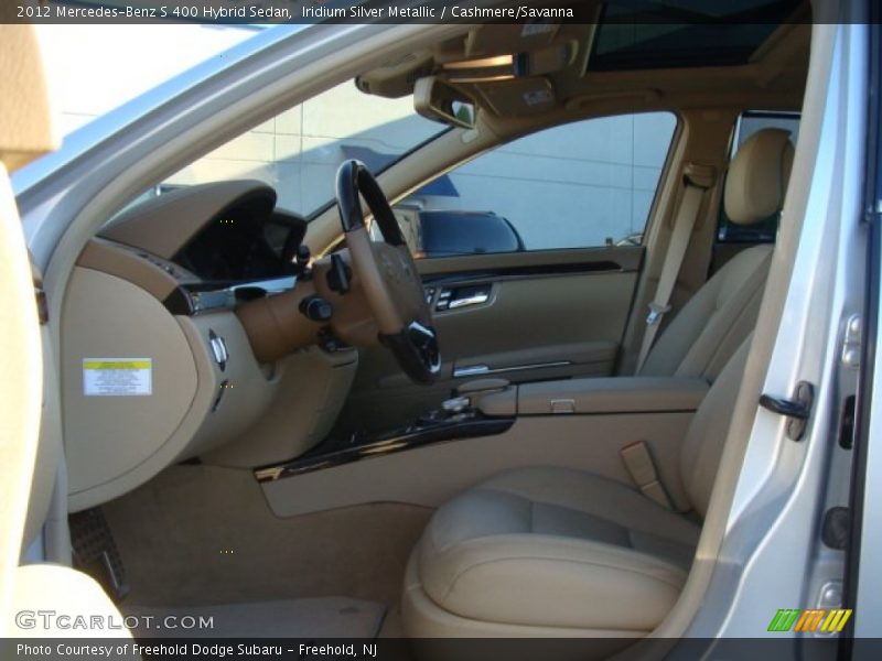 Iridium Silver Metallic / Cashmere/Savanna 2012 Mercedes-Benz S 400 Hybrid Sedan