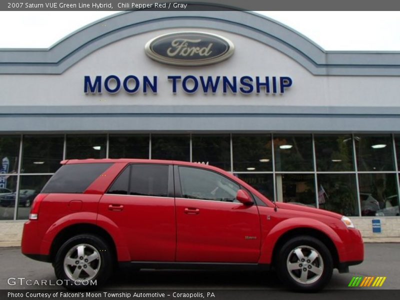 Chili Pepper Red / Gray 2007 Saturn VUE Green Line Hybrid