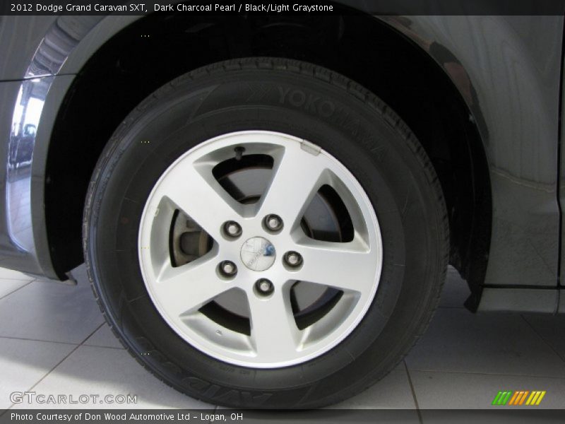 Dark Charcoal Pearl / Black/Light Graystone 2012 Dodge Grand Caravan SXT