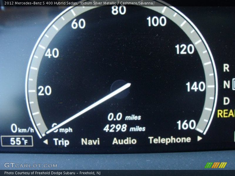 Iridium Silver Metallic / Cashmere/Savanna 2012 Mercedes-Benz S 400 Hybrid Sedan