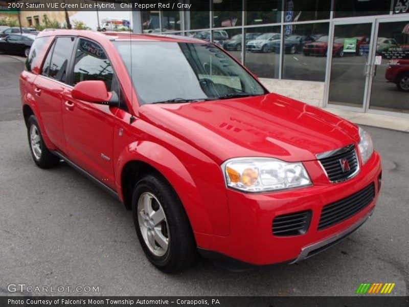 Chili Pepper Red / Gray 2007 Saturn VUE Green Line Hybrid
