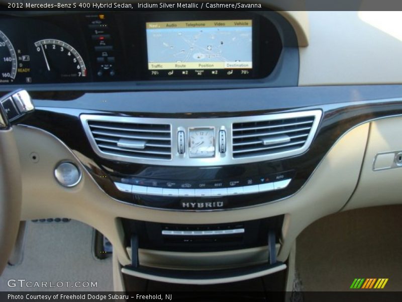 Iridium Silver Metallic / Cashmere/Savanna 2012 Mercedes-Benz S 400 Hybrid Sedan