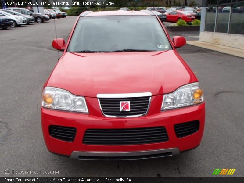 Chili Pepper Red / Gray 2007 Saturn VUE Green Line Hybrid